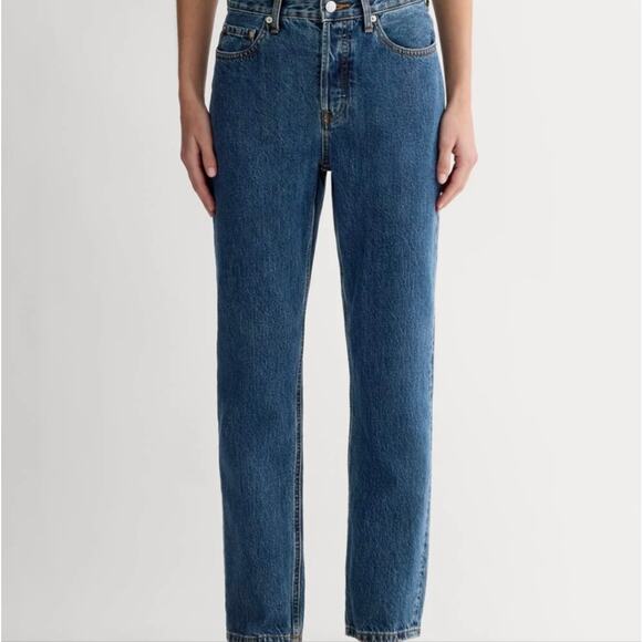 Everlane 90s Cheeky Straight Leg Jean High Rise Organic Cotton Denim 26 R - Picture 2 of 13